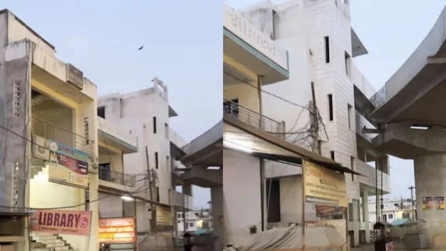 Lucknow Bridge Goes Straight Into A Building Netizens Calls It Eighth Wonder Of The World