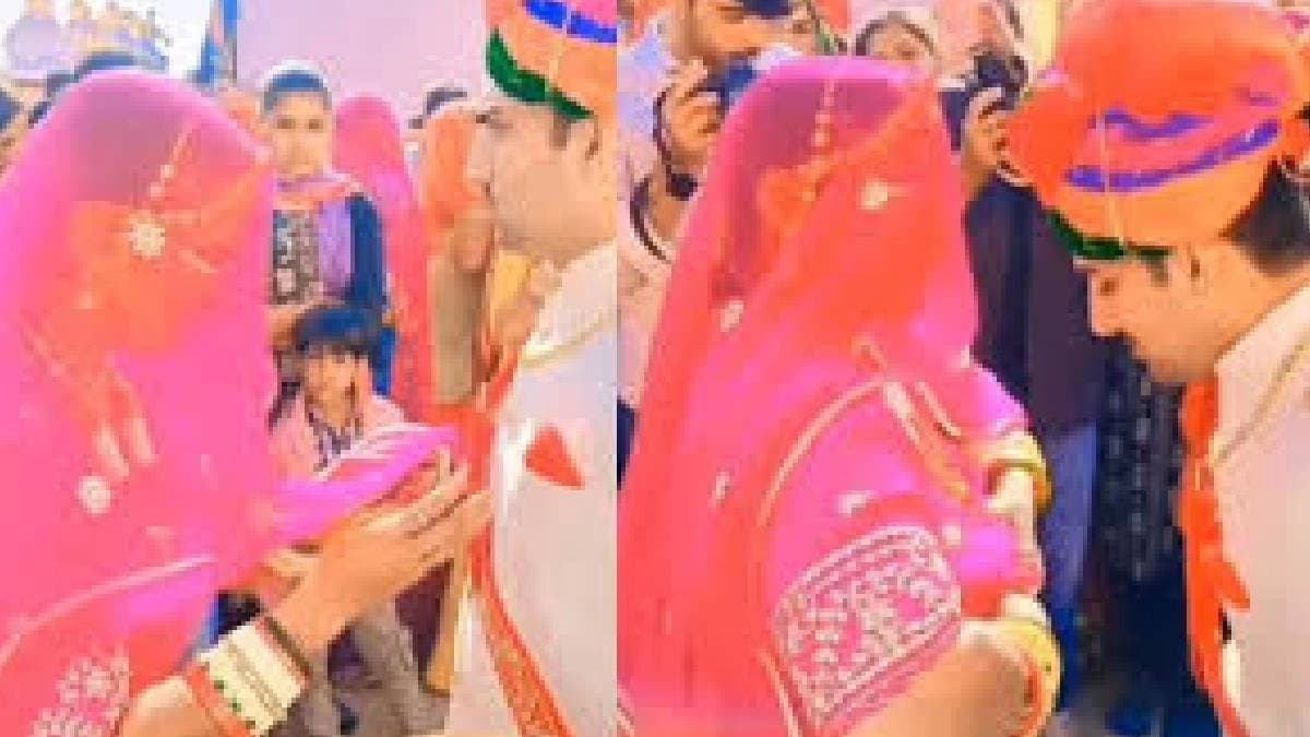 Bizarre wedding ritual in rajasthan video viral