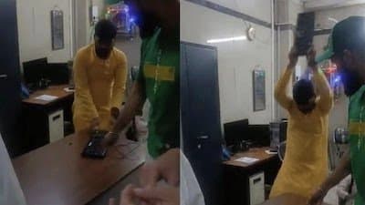 Caught Without Ticket Mumbai Train Passenger Goes On Vandalism Spree 