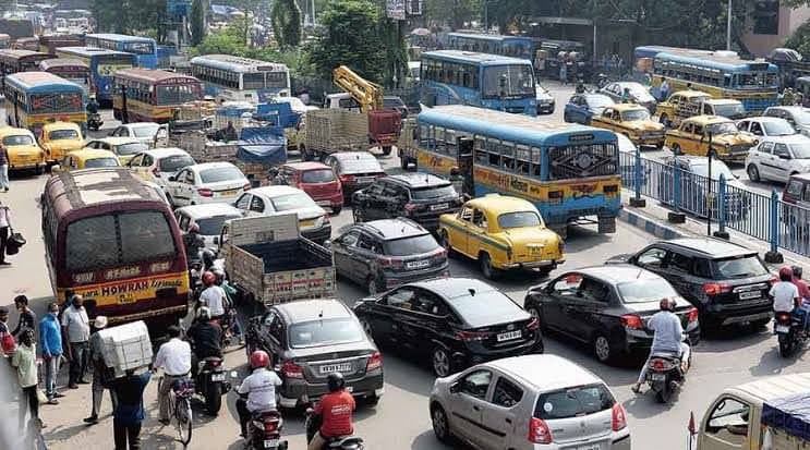 Kolkata traffic update sunday 