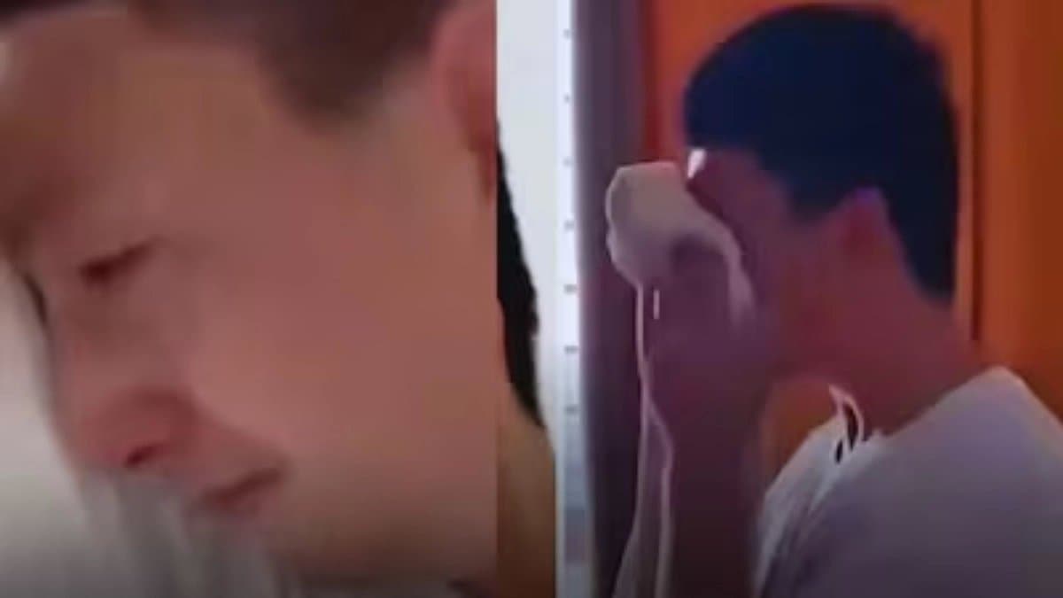 Man gives math lessons to son for a year started crying after he scores only six out of 100