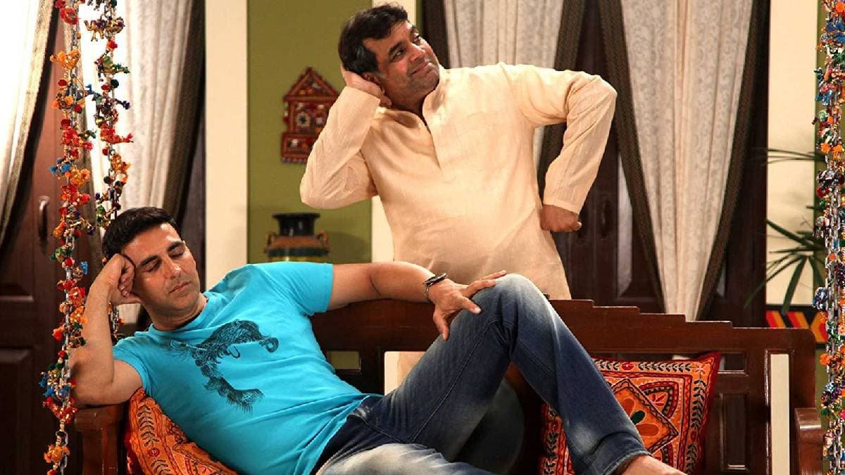 Pictures of Akshay Kumar and Paresh Rawal from the sets of Bhooth Bangla movie goes Viral ENT