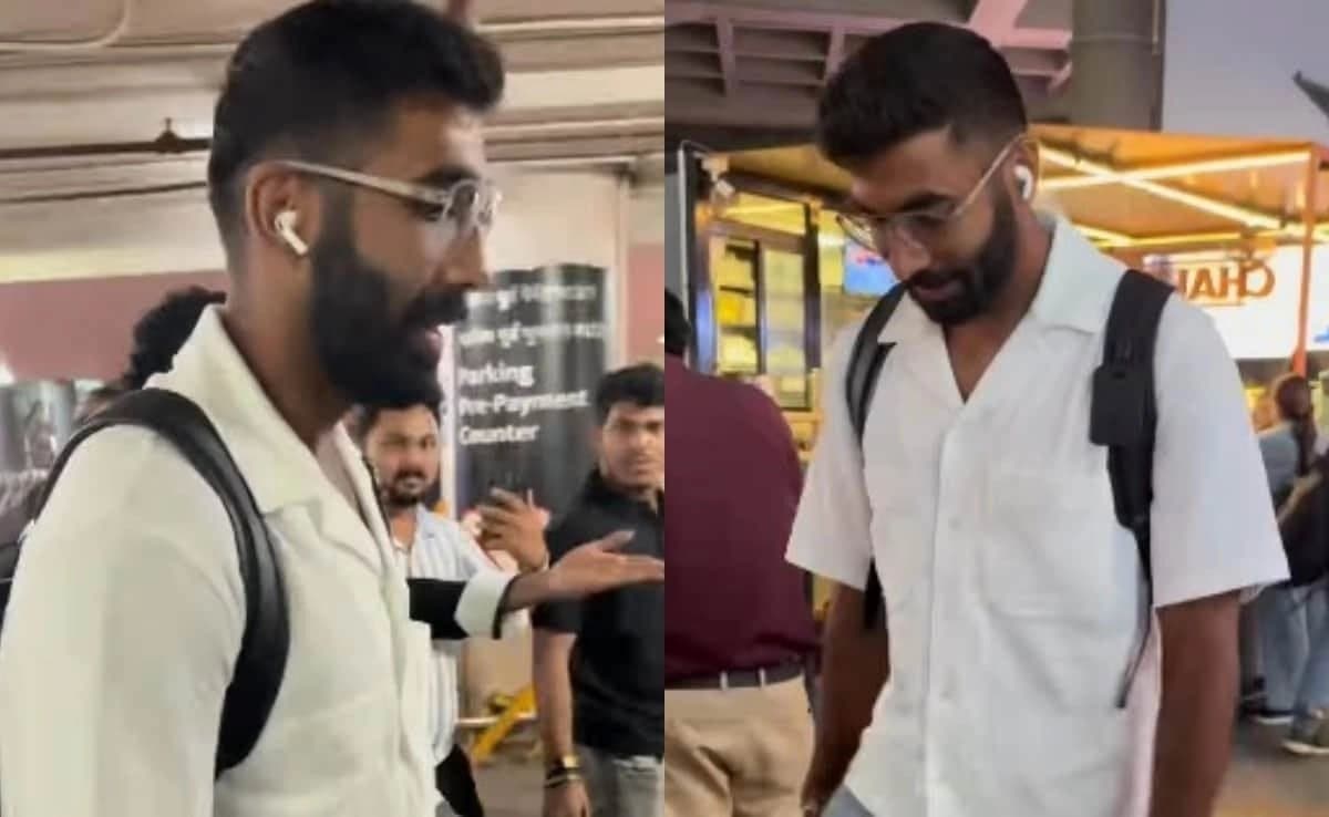 Jasprit Bumrah loses cool at Paparazzi outside Mumbai Airport 