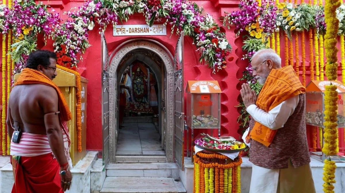 Prime Minister Narendra Modi inaugurated the Tripura Sundari Temple development project