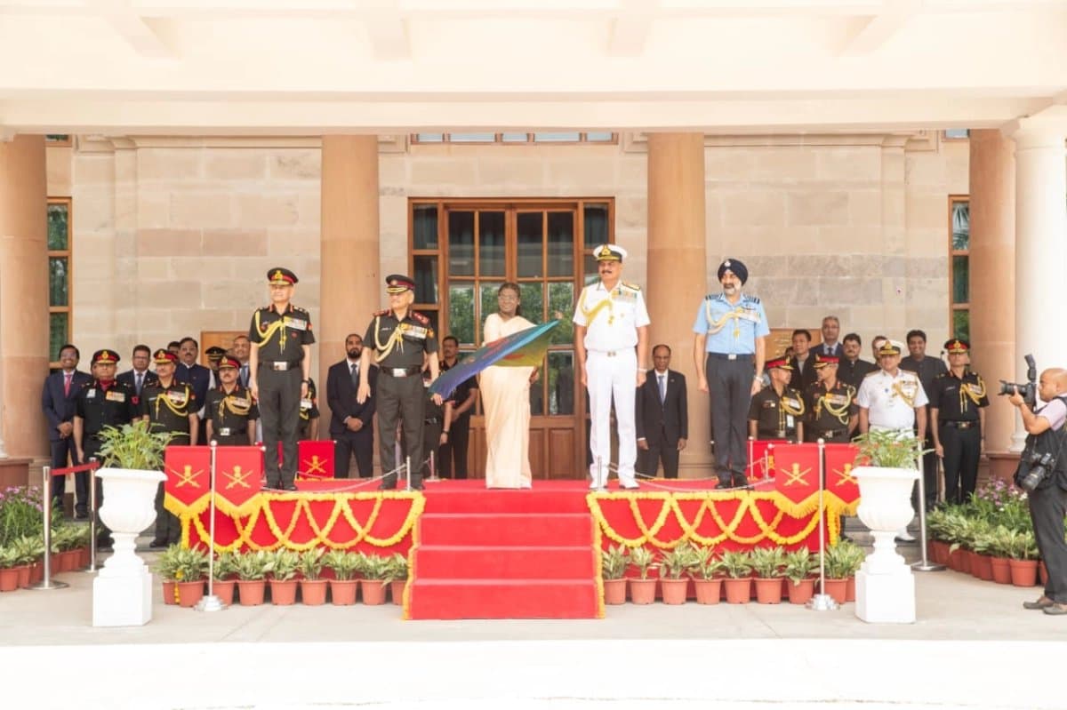 Hon President of India Flags off 134th Durand Cup in a grand ceremony at Rashtrapati Bhavan 