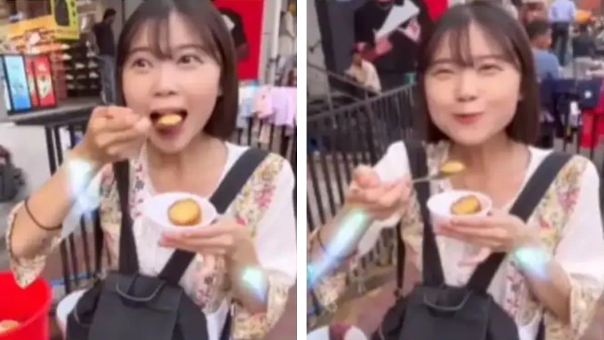 South Korean woman tried Gulab Jamun for the first time her reaction has gone viral gnr