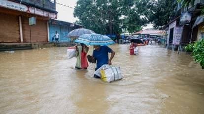 Heavy rain cause flood in tripura gnr