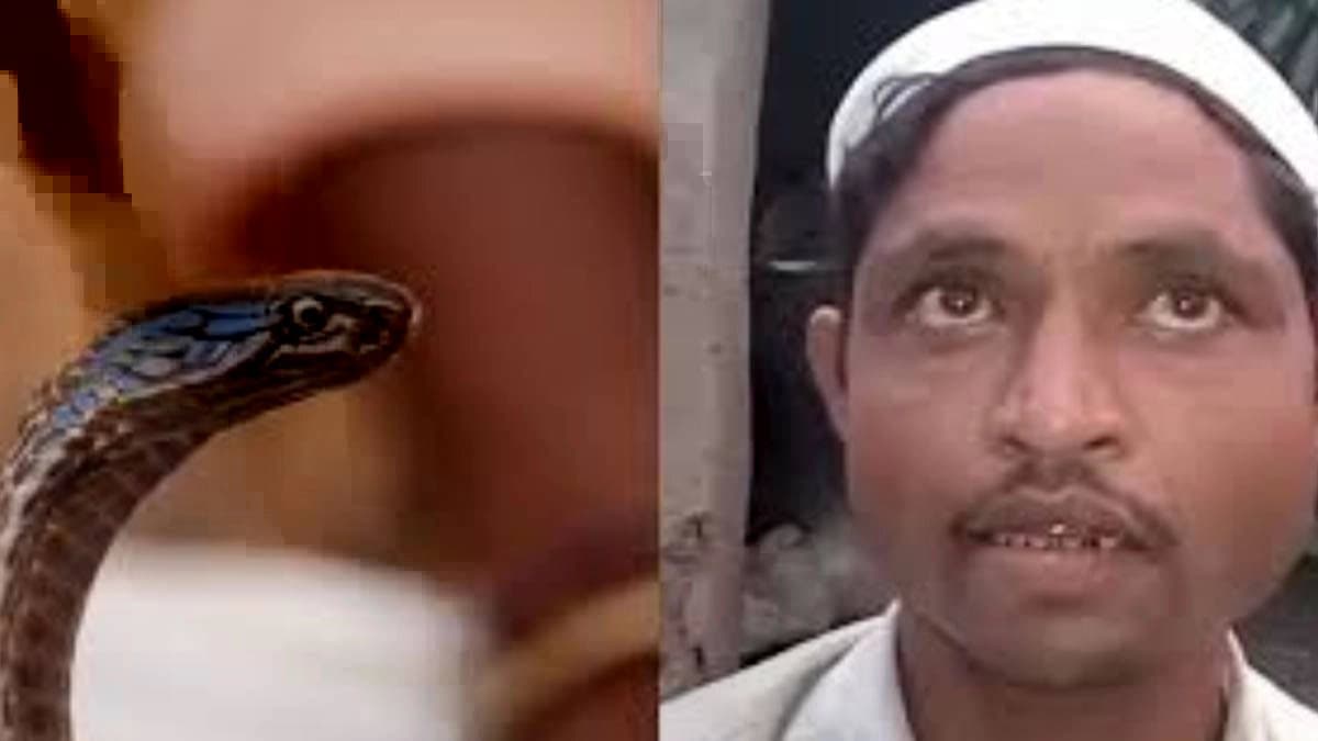 Mancpmplains his wife becomes snake at night wants to bite him