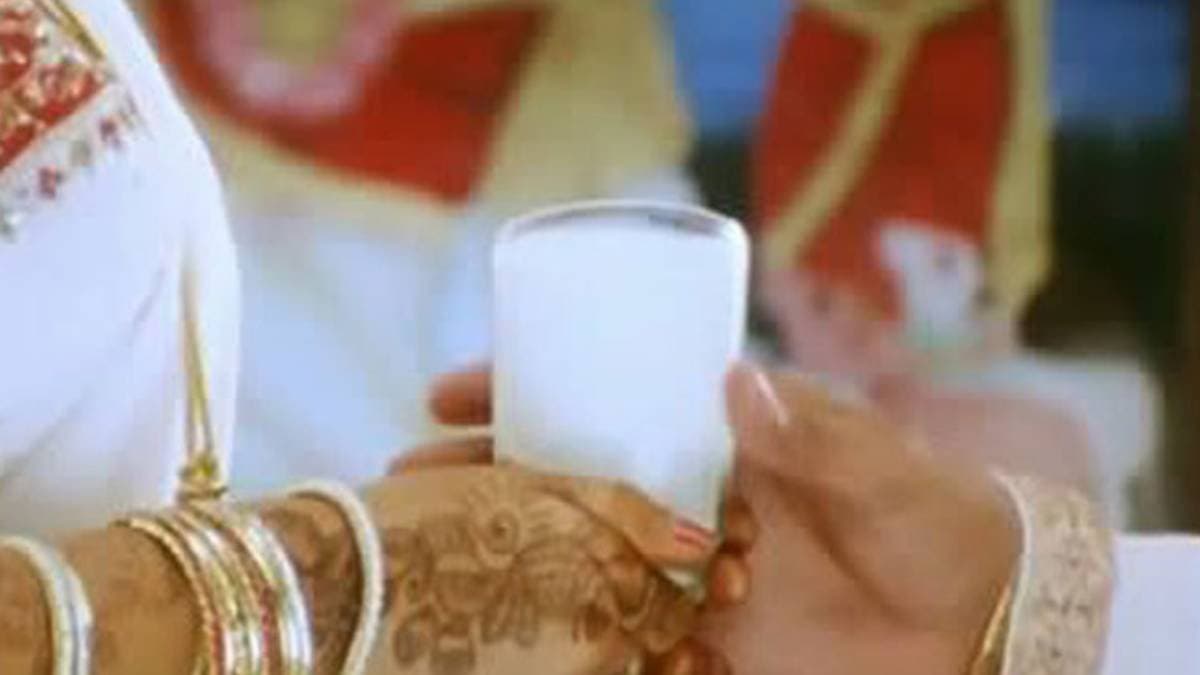 Why milk is served to groom on marriage day