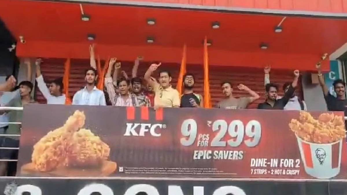 Hindutva extremists attack KFC outlet in Uttar Pradesh