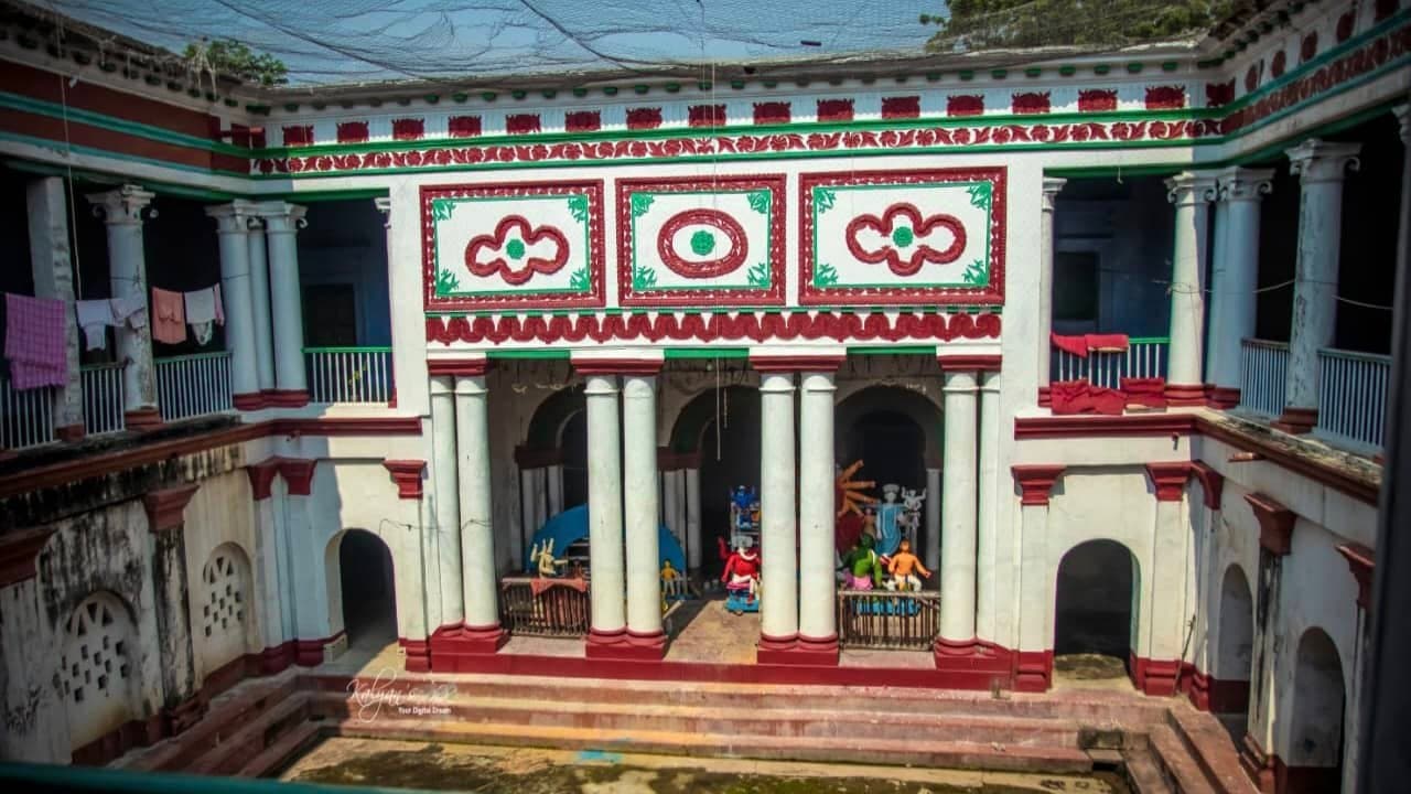 Murshidabad Durga Puja 2024 kanchantala jamidari pujo gnr 