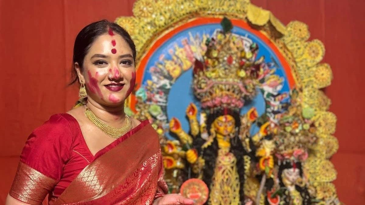 Tollywood actress Chandni Saha spoke about why she is wearing sindoor before marriage 