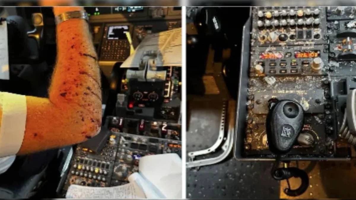 Turbulence in Boeing 737 Windshield Cracks Mid air