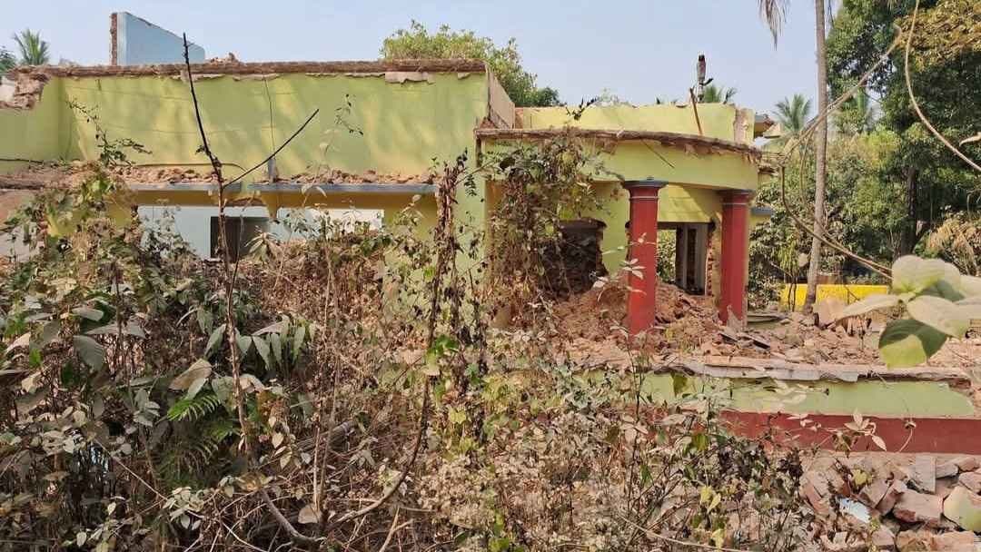 Abanindranath Tagore house demolished in shantiniketan gnr 