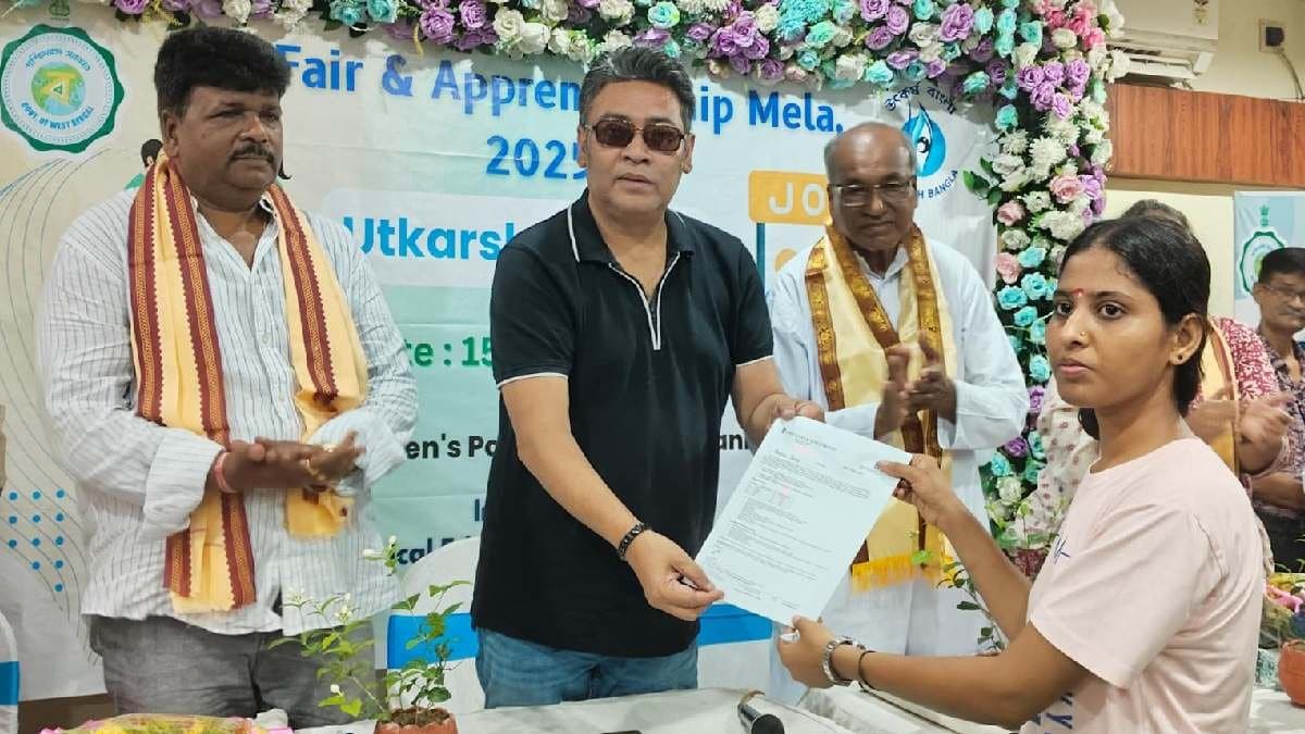 Indranil Sen inaugurated the Job andApprenticeship Mela 2025 in Chandannagar
