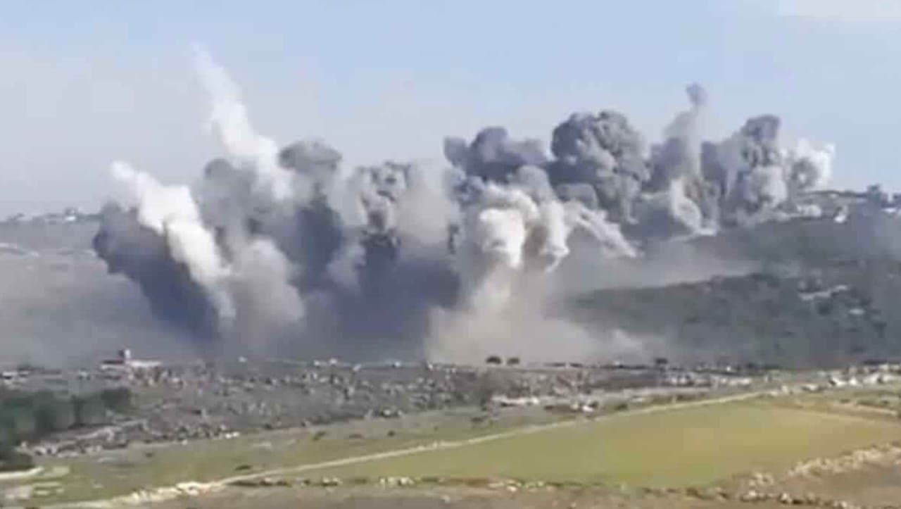 Israeli attack in  southern  Lebanon