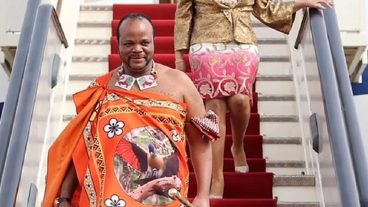 King Mswati III  African Kings 15 Wives 30 Kids Video viral 