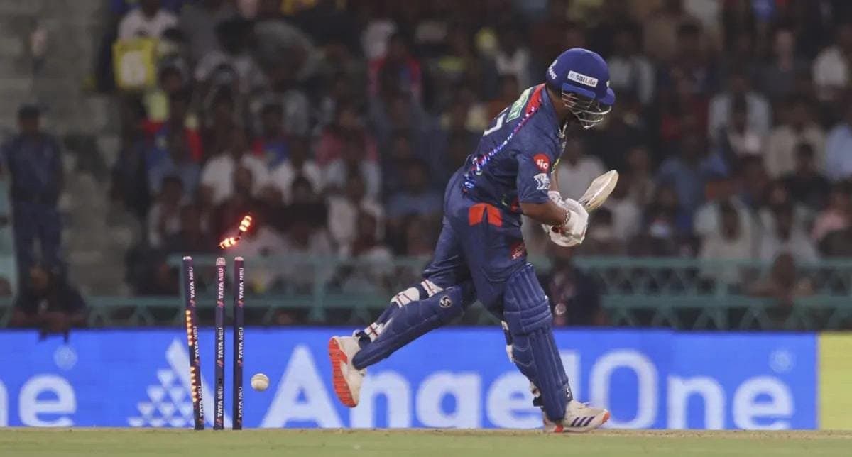 Rishabh Pant achieves another low for Lucknow Super Giants 