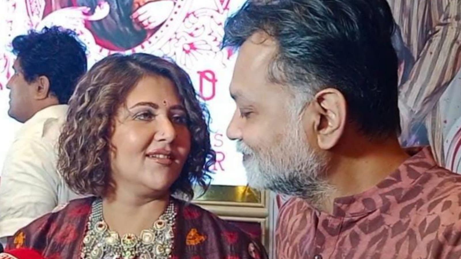 dev rukmini maitra swastika mukherjee and srijit mukherji celebrating tekka movie song with their fans ent