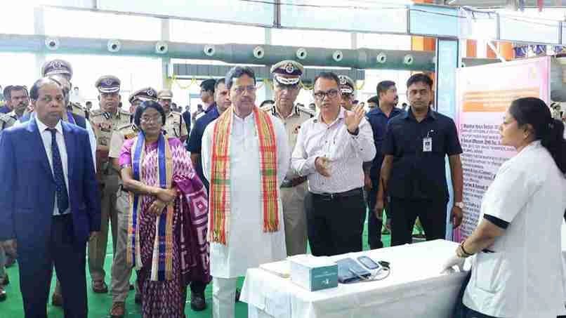 Tripura CM Manik Saha Inaugurated New Exhibition Of Law and Order 