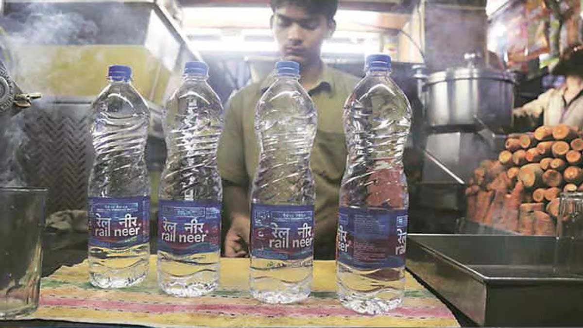 Price of Rail-Neer drinking water bottles sold at stations and trains has come down due to the reduction in GST