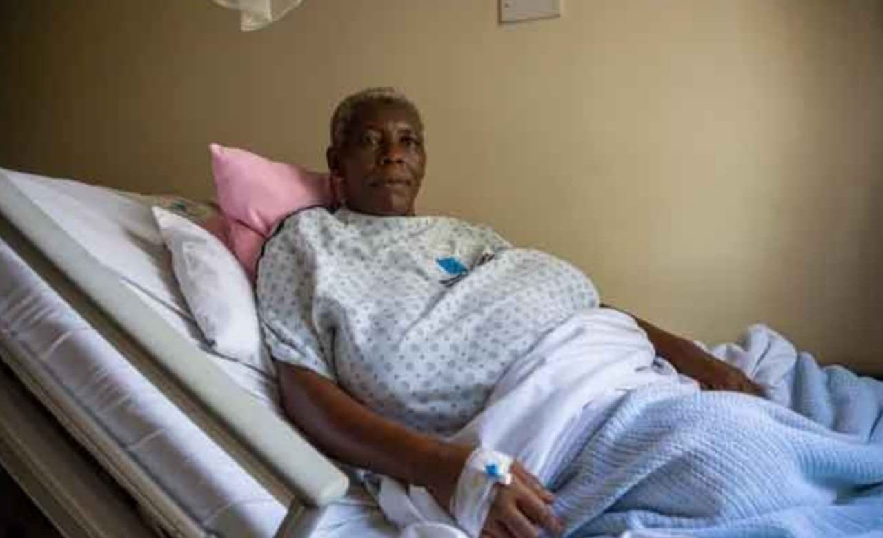 uganda woman becomes mother in 70 years of age