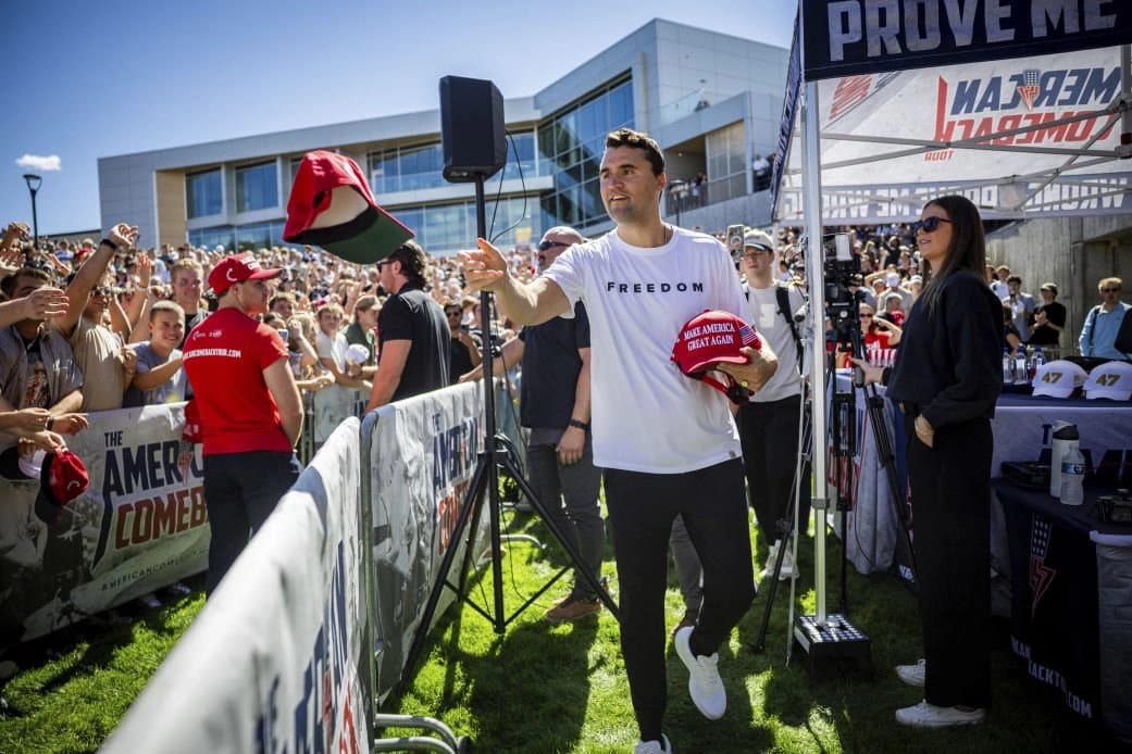 Right wing activist Charlie Kirk shot dead in usa