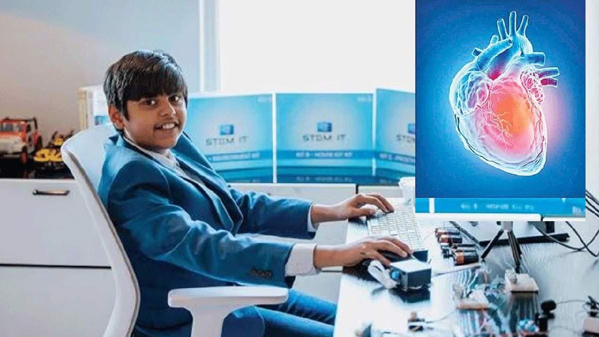  14 year old boy invents app that can detect Heart Attack in 7 seconds