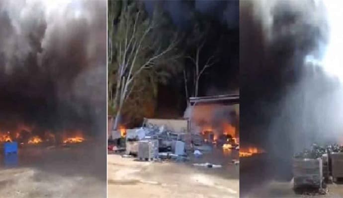 Israel: ‌‌‌ভয়াবহ অগ্নিকাণ্ড ইজরায়েলের সেনা শিবিরে
