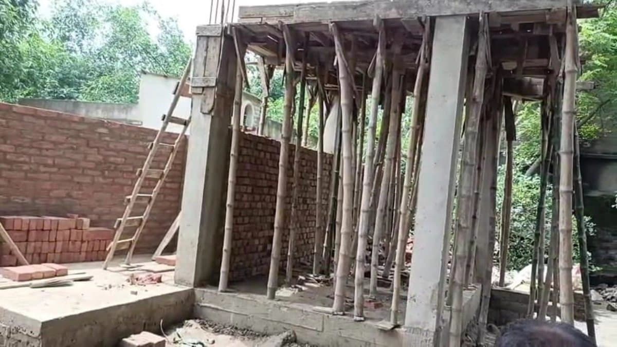 Panchayat Pradhan constructed government sponsored public toilet at her residence