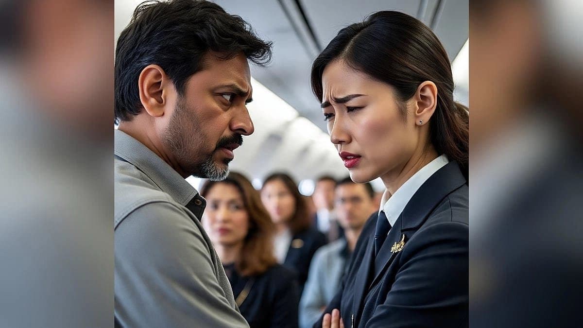 Man Kicked Out Of Singapore Flight For Rude And Bizarre Behaviour With Air Hostess