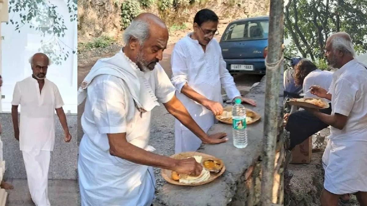 Pictures of Superstar Rajinikanth s travel to Himalayas goes viral