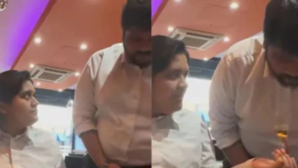 Waiter Asks For Food Review Woman Makes Him Try The Dish Instead 