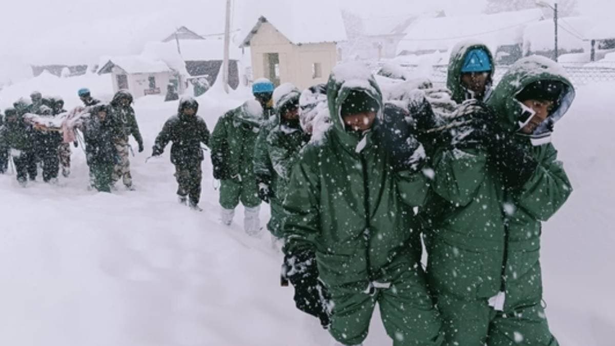  32 BRO workers rescued from Badrinath avalanche rescue operations going on