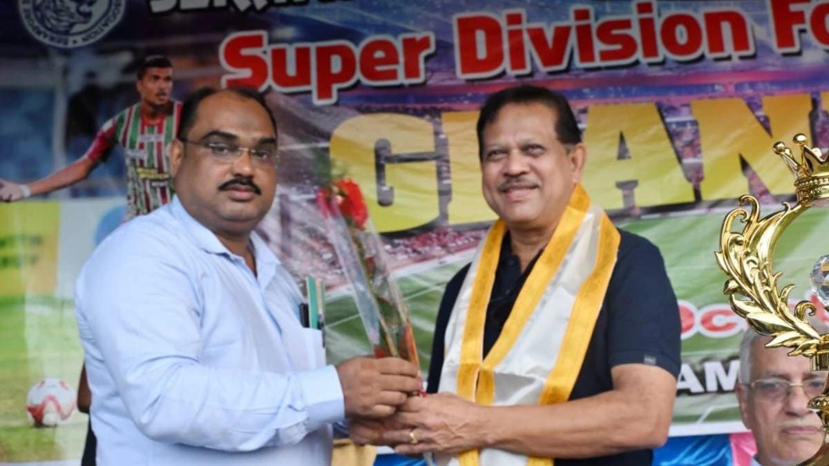 Former footballer Samir Chowdhury and Sisir Ghosh graced the football final at serampore