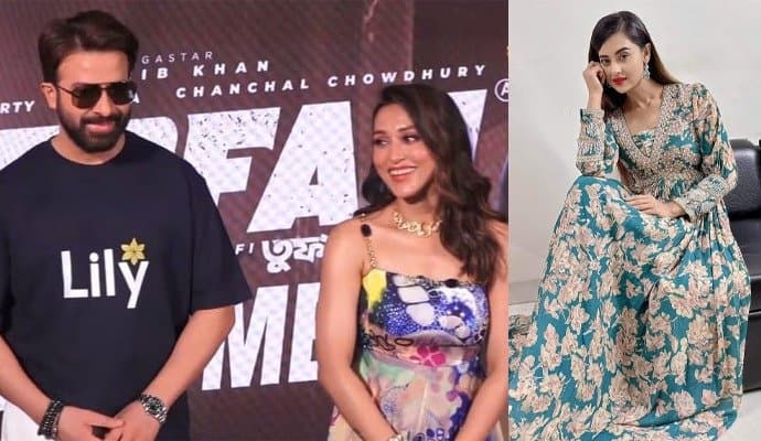 Mimi-Bulbi: 'কে বুবলি?' শাকিবের পাশে বসে বুবলিকে চিনতে পারলেন না মিমি? 