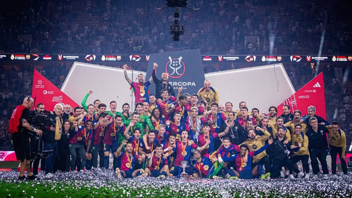 Spanish Super Cup 2025 Final, FC Barcelona clinched victorious against Real Madrid in the EL Classico gnr