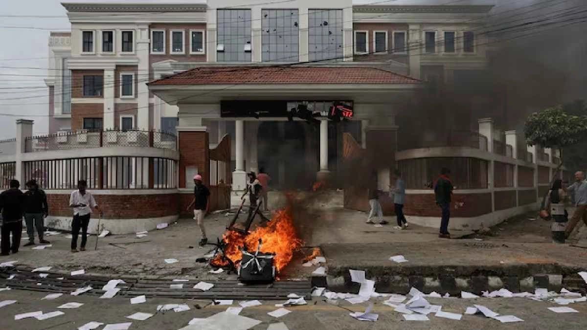 Former Nepal PM wife dies of burn after protesters set house fire