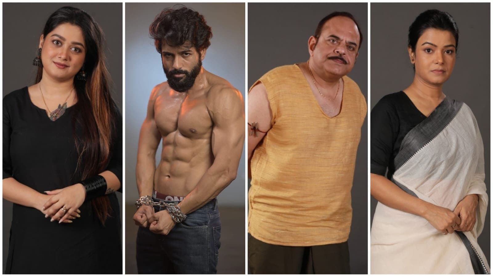 first look revealed of bengali movie khachaa which starring rajatava dutta pratyusha paul mir afsar ali ent