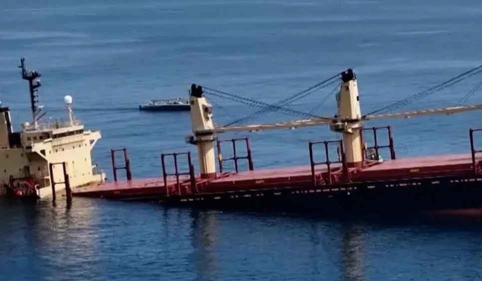British ship crippled by Houthi strikes, sinks in Red Sea
