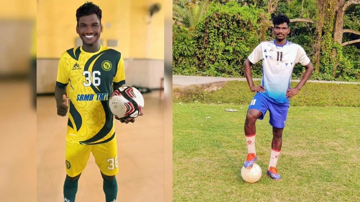 Railway FC Footballer Hareram Murmu prepares for NEET Entrance Examination 