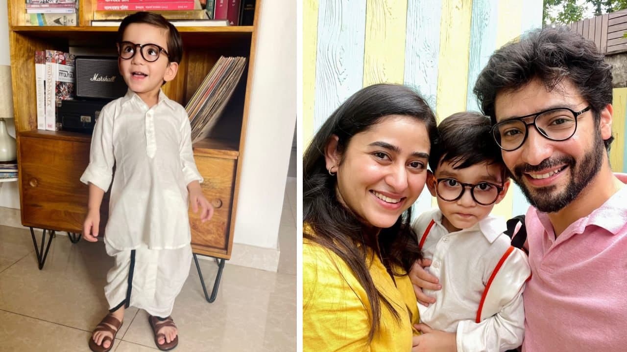Actor Gourav Chakraborty s son Dheer chose to dress up like Byomkesh Bakshi in Halloween