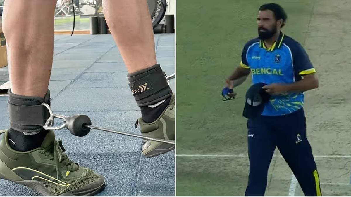 Mohammed Shami provides an update on social media a day after an injury scare spt