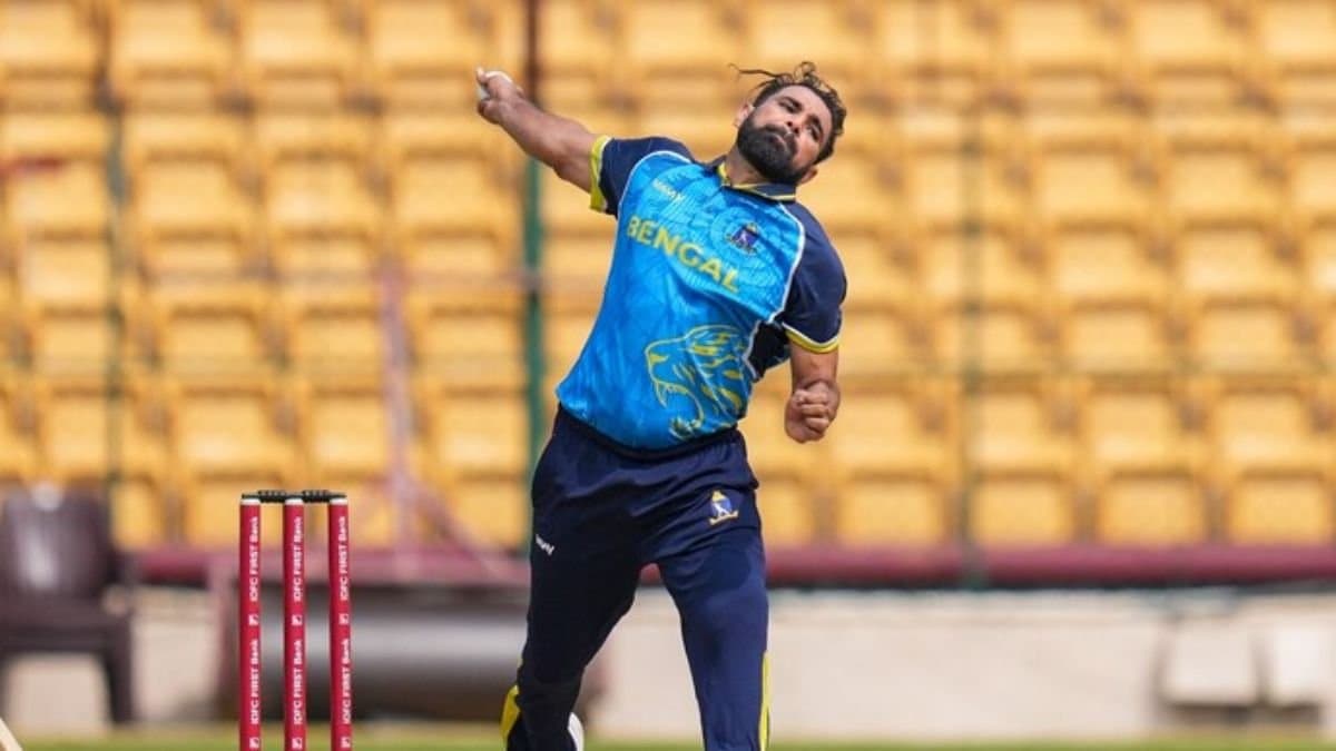 Mohammed Shami showcased his class with an impressive three-wicket haul in  Vijay Hazare Trophy knockout game against Haryana spt 