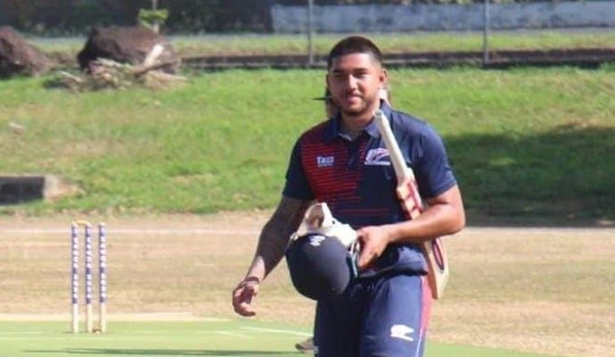Samoa's Darius Visser breaks men's T20 international records with 39 runs in an over spt 