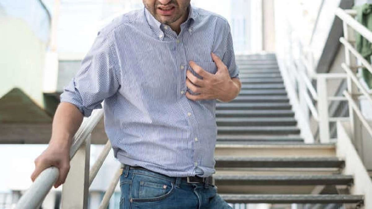 Why heart pumps faster after climbing stairs