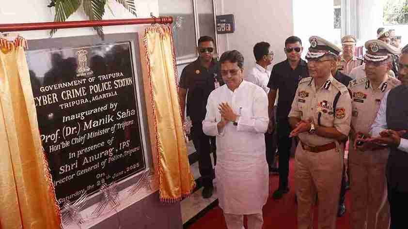 Tripura CM Manik Saha Opens Up Against Cyber Crime
