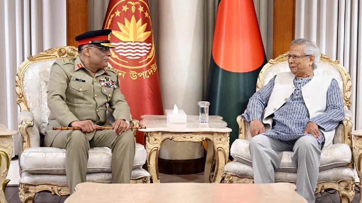 Top Pakistani General meets Bangladesh Chief Adviser Professor Muhammad Yunus in Dhaka
