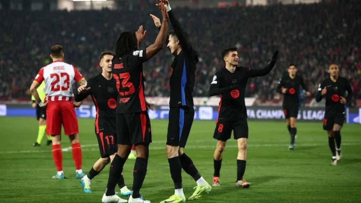  Barcelona destroyed Red Star Belgrade in UEFA Champions league spt 