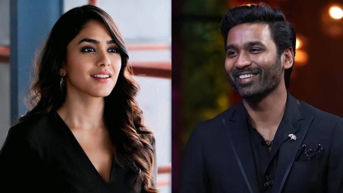 Fans Think Love Brewing Between Bollywood actress Mrunal Thakur and Dhanush
